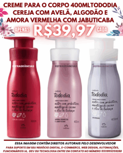 Cremes Cereja, Amora e Algodão (1)